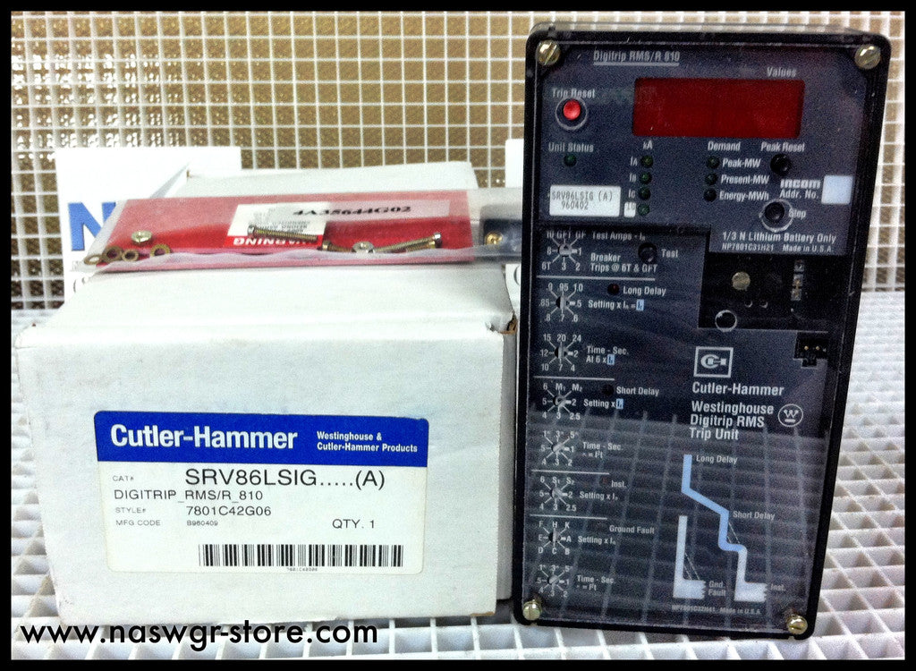 Cutler Hammer SRV86LSIG Digitrip RMS/R 810