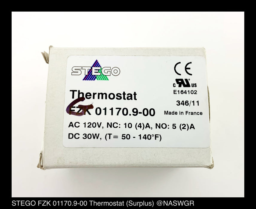 STEGO  Thermostat FZK 001 Series , FZK 01170.9-00 Surplus