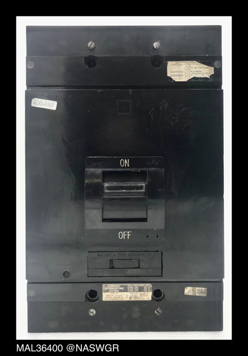 Square D MAL36400 Molded Case Circuit Breaker ~ 400 Amp