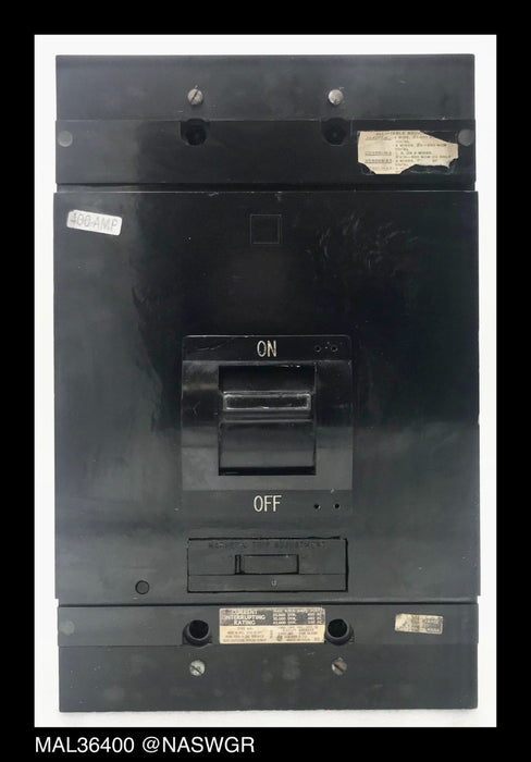 Square D MAL36400 Molded Case Circuit Breaker ~ 400 Amp