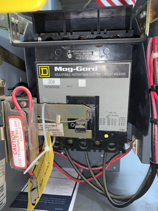 Square D Model 5 MCC Breaker Style Combination Bucket 12"
